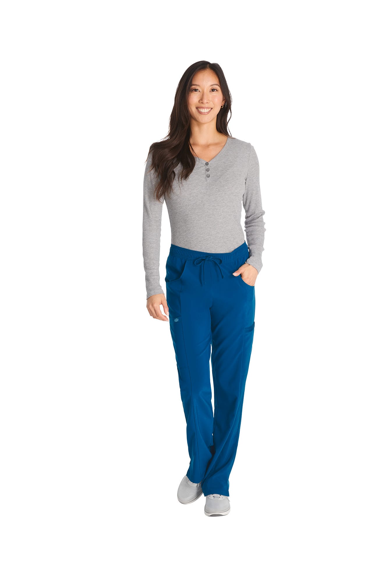 PANTALONES DE TIRO MEDIO MUJER<BR/>