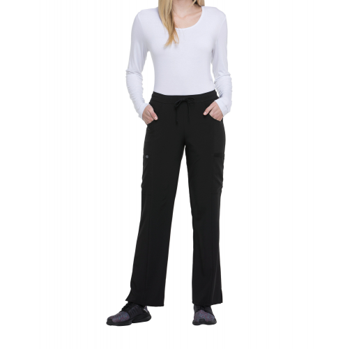 black Pantalones de tiro medio mujer<br/>