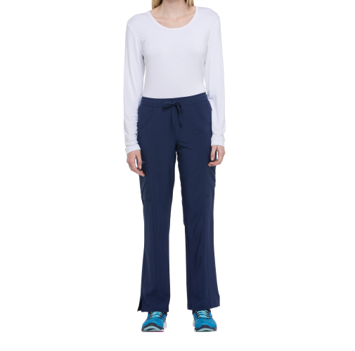 navy Pantalones de tiro medio mujer<br/>