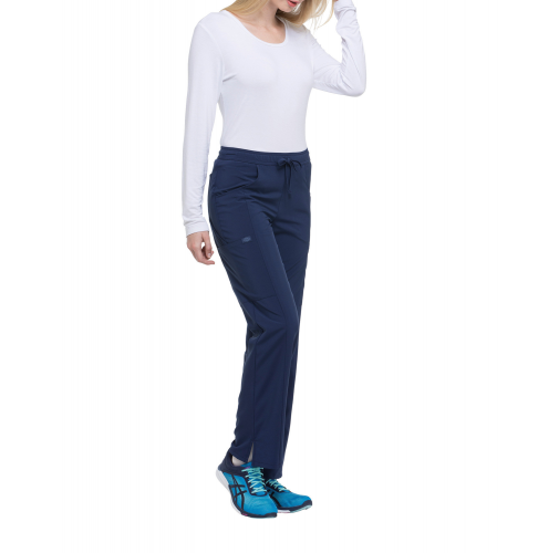 navy Pantalones de tiro medio mujer<br/>