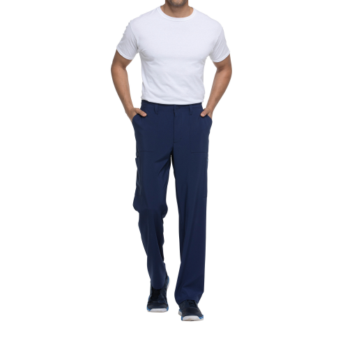 navy Pantalón con cordón de ajuste y tiro estándar hombre<br/>