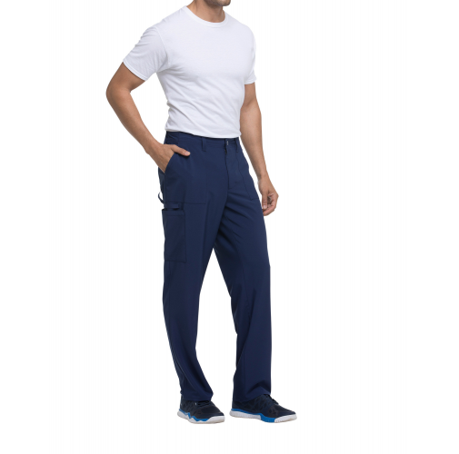navy Pantalón con cordón de ajuste y tiro estándar hombre<br/>