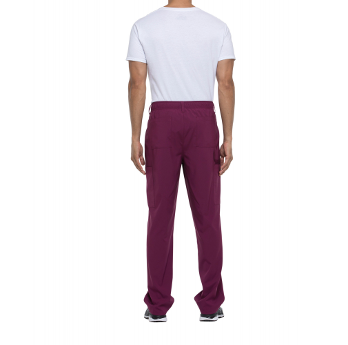 wine Pantalón con cordón de ajuste y tiro estándar hombre<br/>