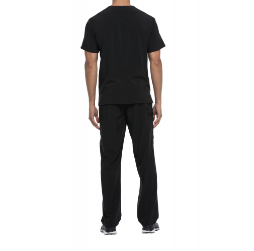 black Camiseta cuello pico hombre