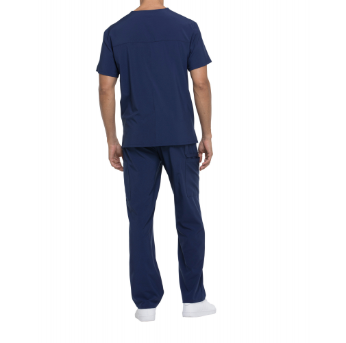 navy Camiseta cuello pico hombre
