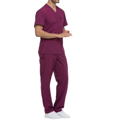 wine Camiseta cuello pico hombre