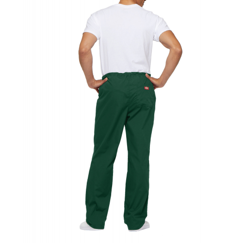 hunter green Pantalón con cordón y tiro estándar unisex<br/>
