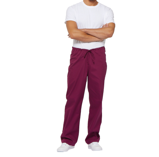 wine Pantalón con cordón y tiro estándar unisex<br/>