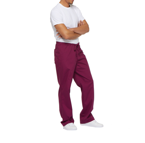 wine Pantalón con cordón y tiro estándar unisex<br/>