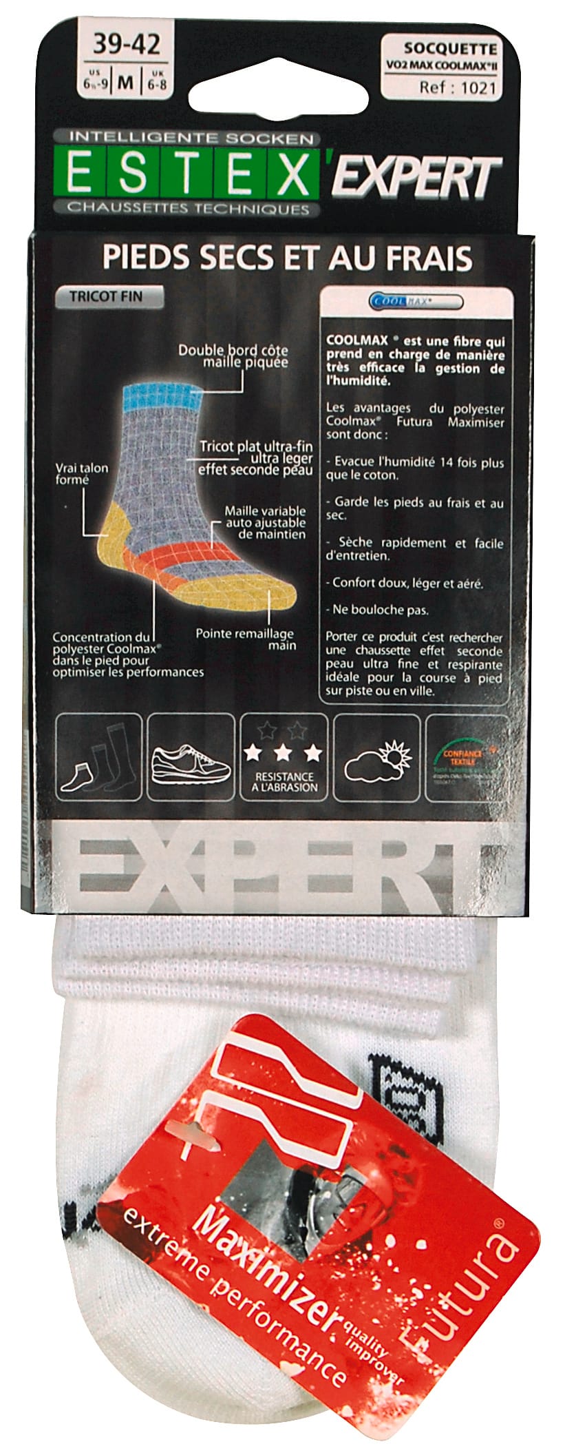 Calcetines VO2 Coolmax - Juego de 2 pares.
