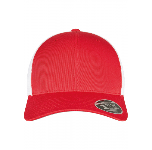 red / white Gorra de rejilla bicolor<br/>