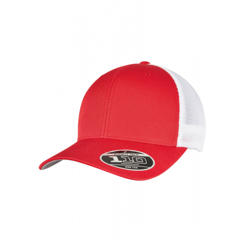 red / white Gorra de rejilla bicolor<br/>