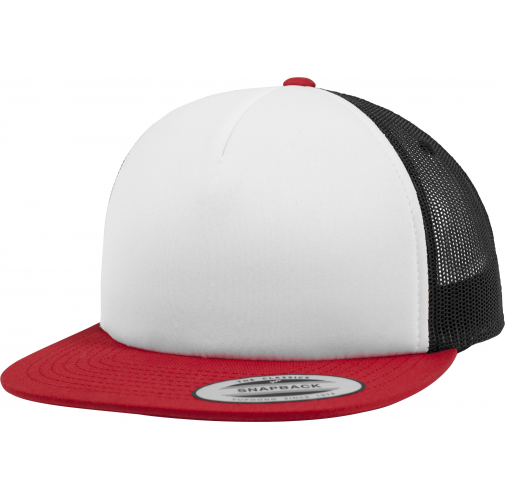 red / white / black Gorra foam trucker <br/>