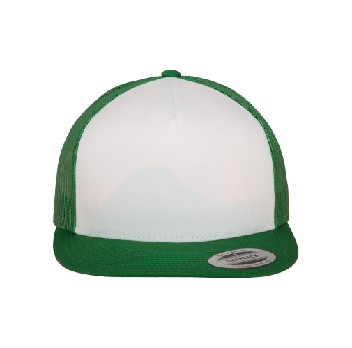 kelly / white Gorra Classic Trucker