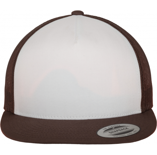 brown / white / brown Gorra Classic Trucker