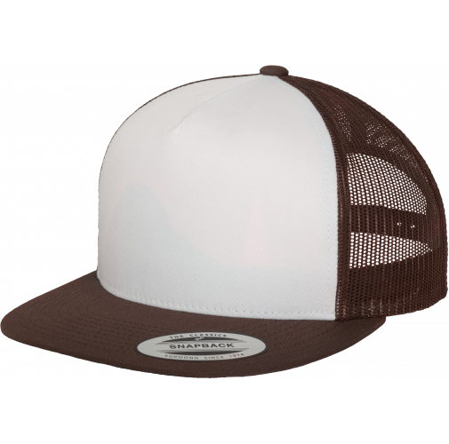 brown / white / brown Gorra Classic Trucker
