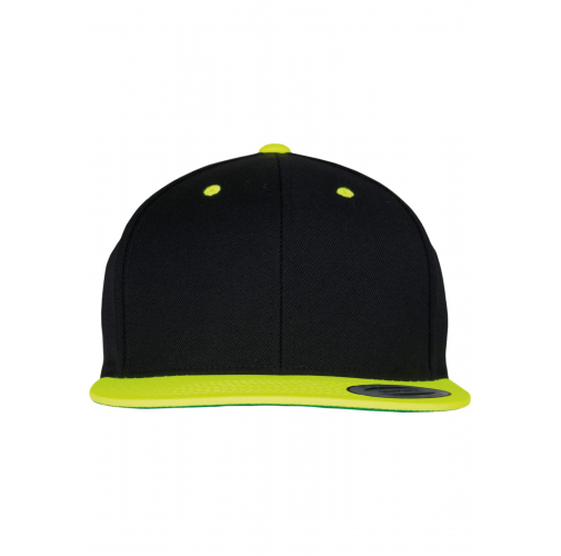 black / neon yellow Gorra Classic bicolor snapback