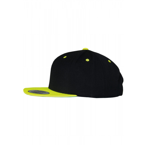 black / neon yellow Gorra Classic bicolor snapback