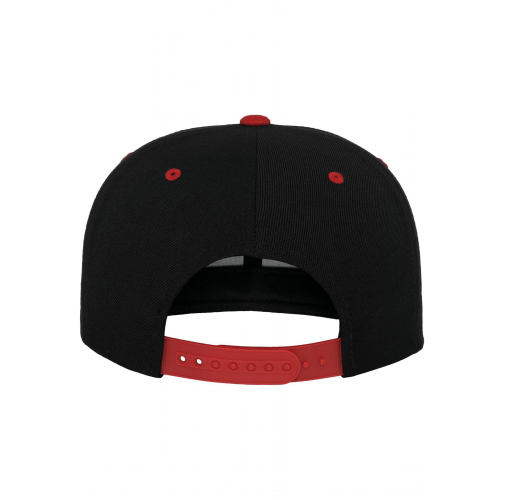black / red Gorra Classic bicolor snapback