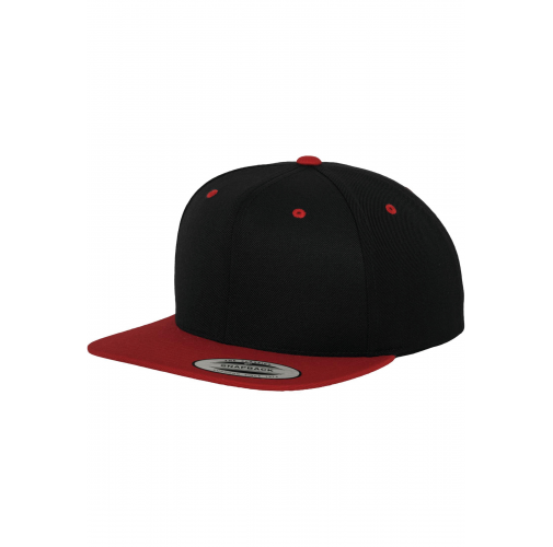 black / red Gorra Classic bicolor snapback