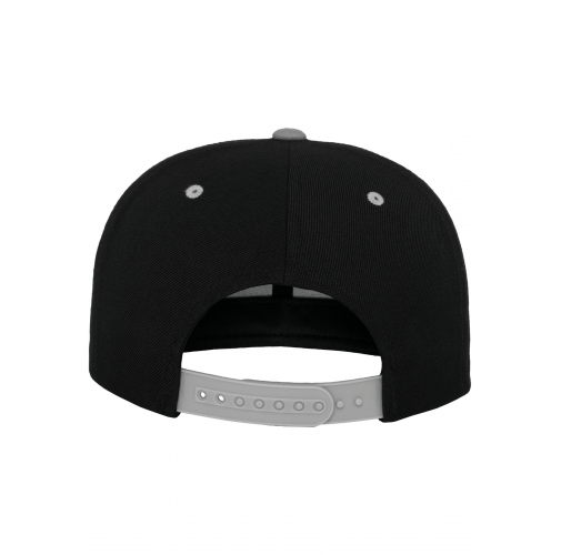 black / silver Gorra Classic bicolor snapback