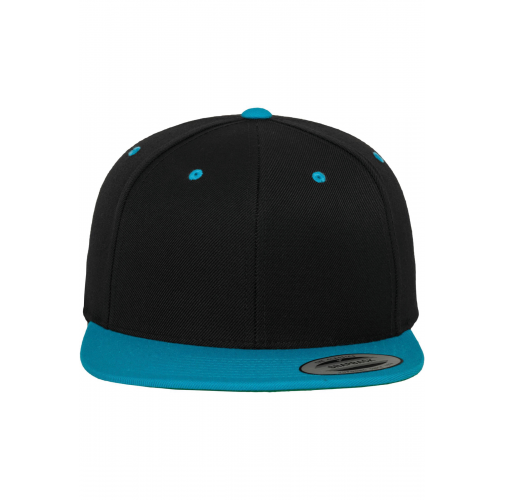 black / teal Gorra Classic bicolor snapback