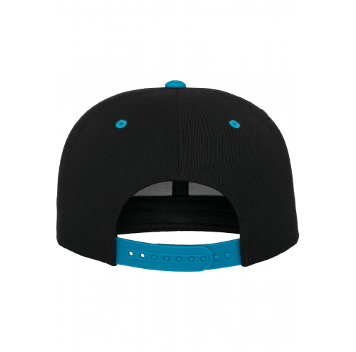 black / teal Gorra Classic bicolor snapback