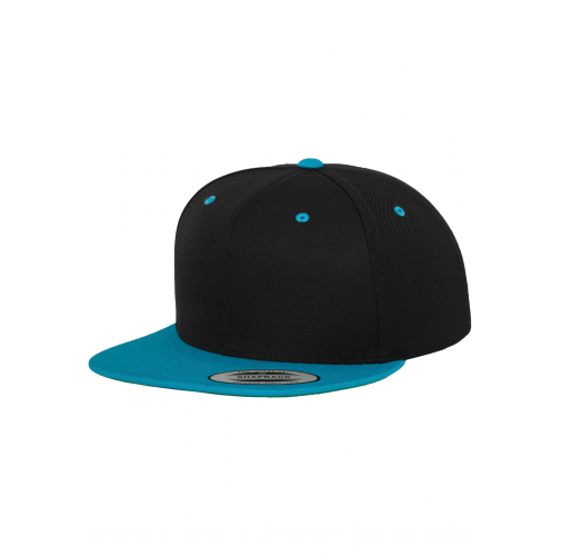 black / teal Gorra Classic bicolor snapback