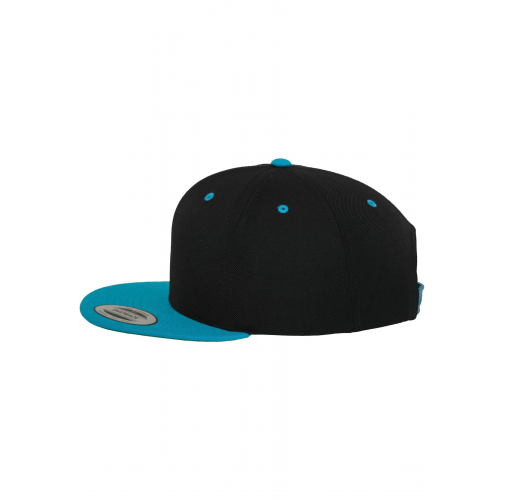 black / teal Gorra Classic bicolor snapback