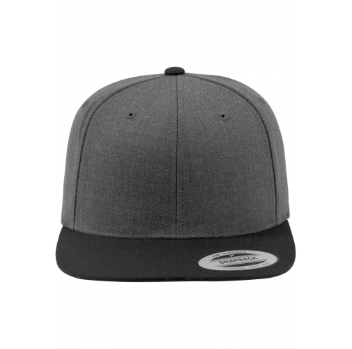 charcoal / black Gorra Classic bicolor snapback