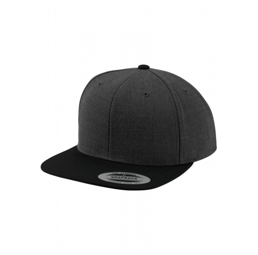 charcoal / black Gorra Classic bicolor snapback