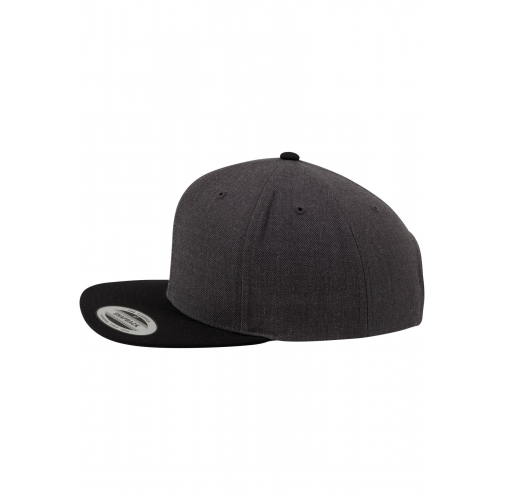 charcoal / black Gorra Classic bicolor snapback