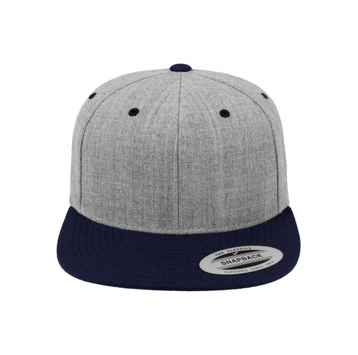 heather / navy Gorra Classic bicolor snapback