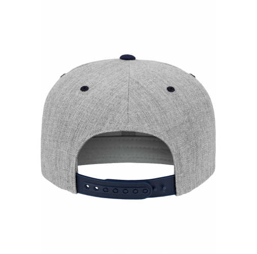 heather / navy Gorra Classic bicolor snapback