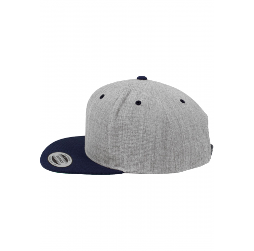 heather / navy Gorra Classic bicolor snapback