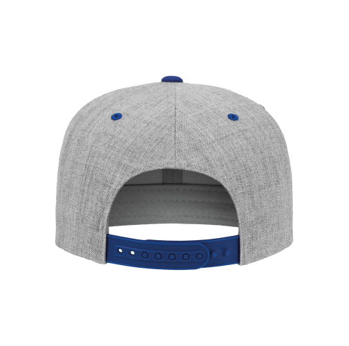 heather / royal Gorra Classic bicolor snapback