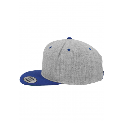 heather / royal Gorra Classic bicolor snapback
