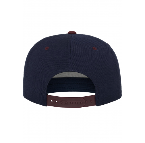 navy / maroon Gorra Classic bicolor snapback