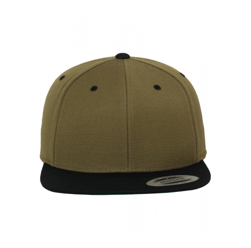 olive / black Gorra Classic bicolor snapback