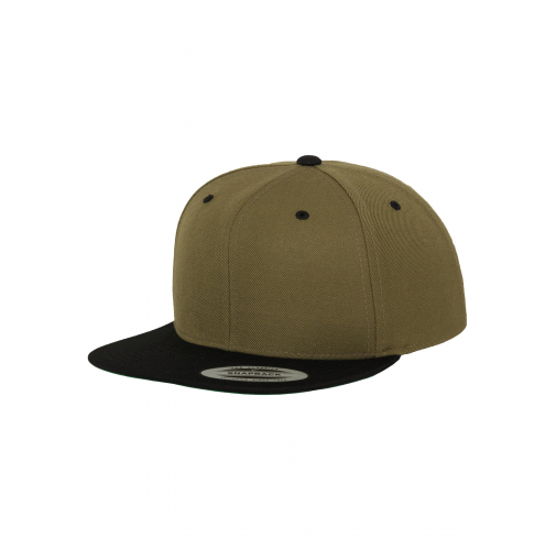 olive / black Gorra Classic bicolor snapback