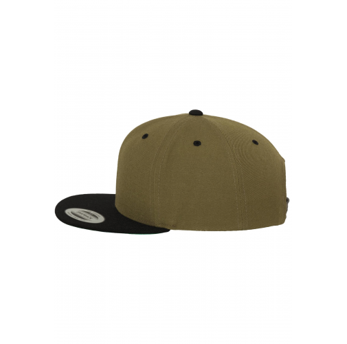 olive / black Gorra Classic bicolor snapback