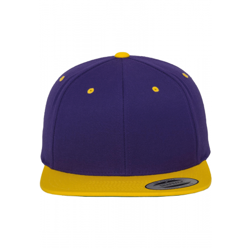 purple / gold Gorra Classic bicolor snapback