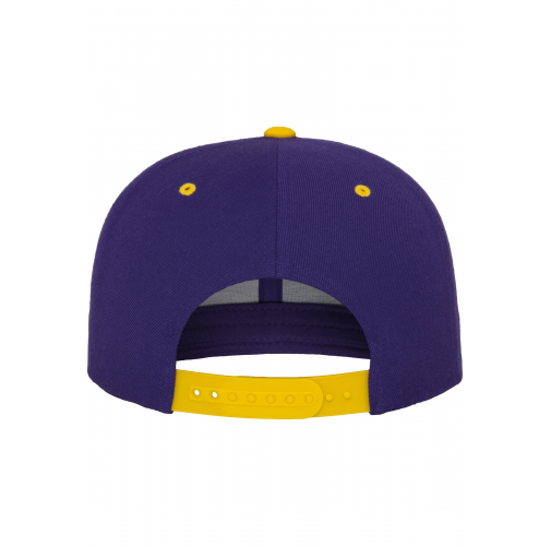 purple / gold Gorra Classic bicolor snapback