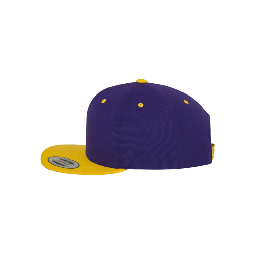 purple / gold Gorra Classic bicolor snapback