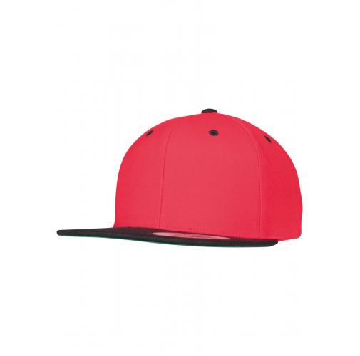 red / black Gorra Classic bicolor snapback