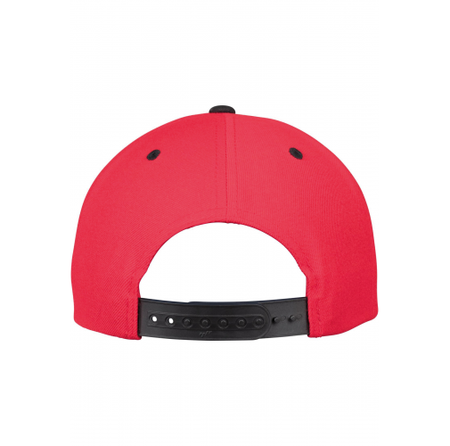 red / black Gorra Classic bicolor snapback