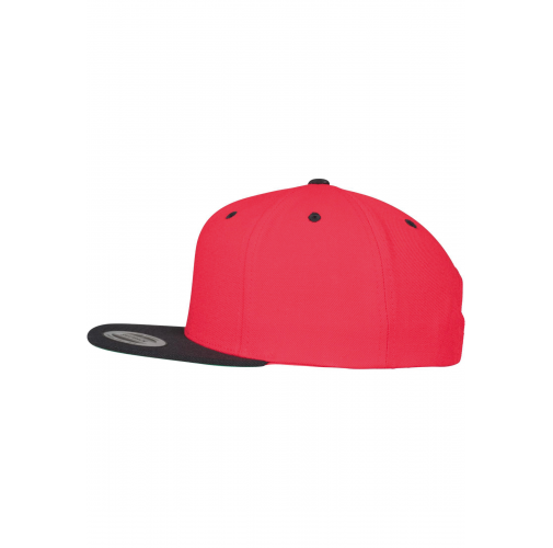red / black Gorra Classic bicolor snapback