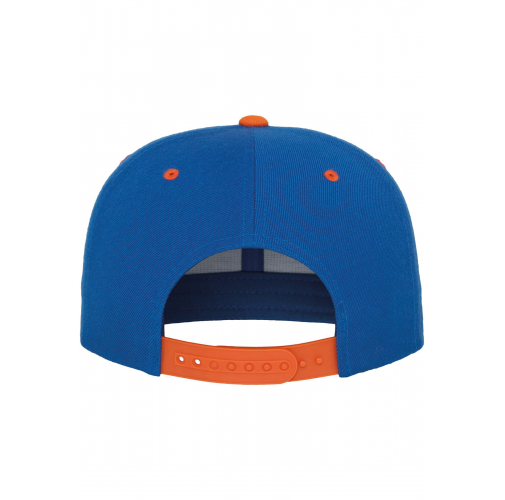 royal / orange Gorra Classic bicolor snapback