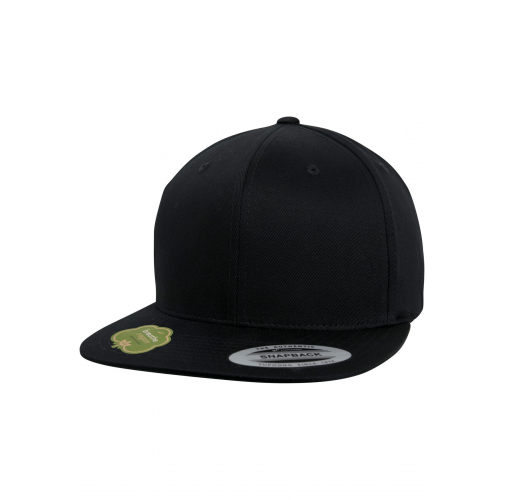 black Gorra snapback algodón orgánico<br/>