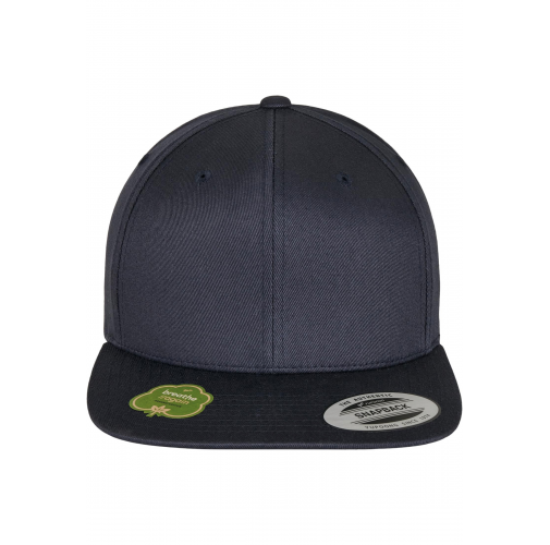 dark navy Gorra snapback algodón orgánico<br/>